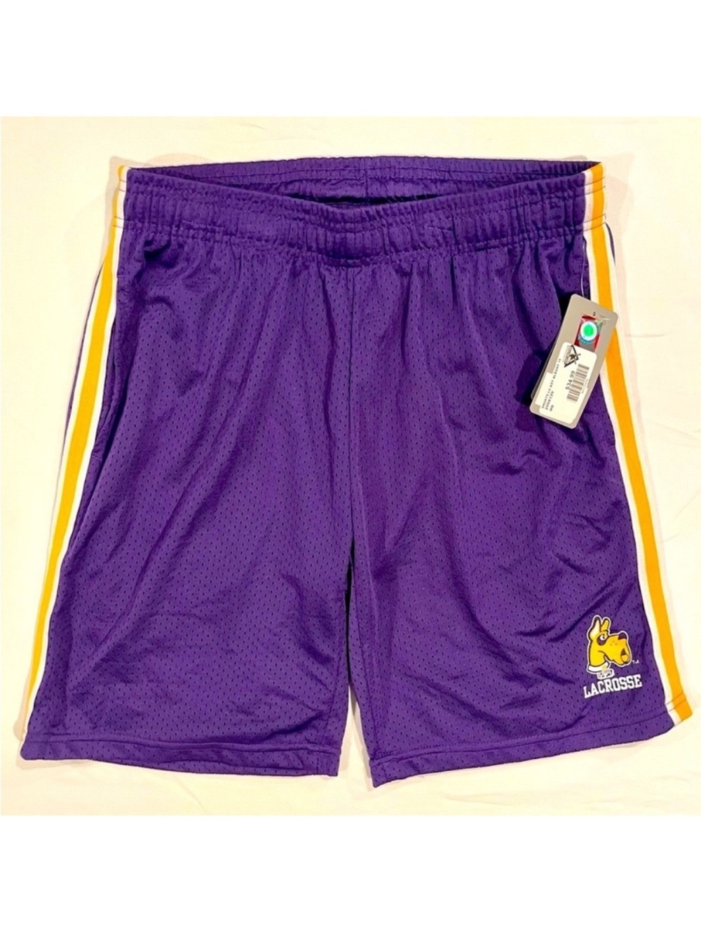 New Albany Lacrosse Shorts Mens Medium Colosseum University SUNY Great Danes Lax